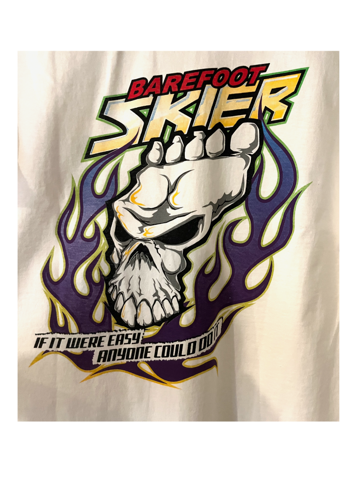 Eagle Sports Skull Barefoot Skier T-shirt