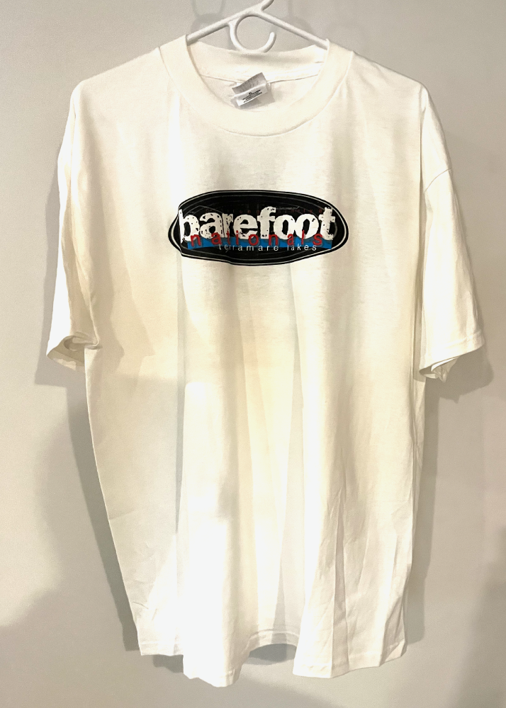 ONE OF IT'S KIND - NEW - NEVER BEEN WORN The Official 1998 Barefoot Waterski Nationals T-Shirt - One of the most favorite Nationals shirts of all time.