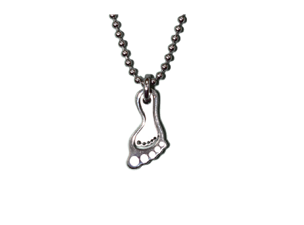 Foot Pendant Necklace