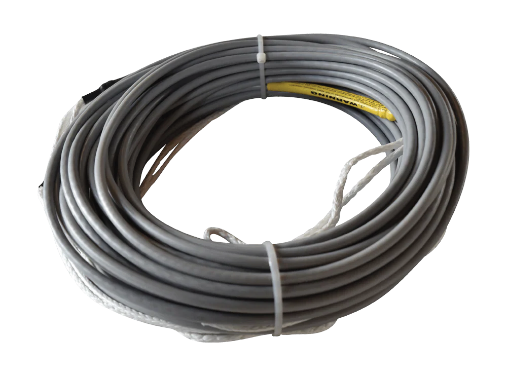 Spectra Rope SILVER w/ PVC & EVA coating 100' (M1031)