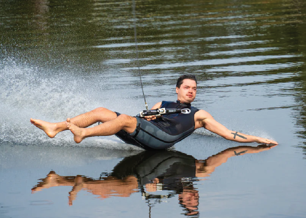 Black & Gray Iron Sleeveless Wetsuit (500-XX-24)