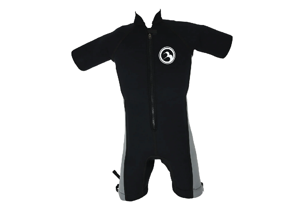 Black & Gray Iron Short Sleeve Wetsuit (700-XX-24)