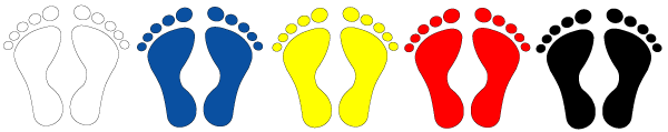 Feet Stickers