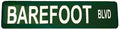 Barefoot Blvd Street Sign