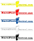BarefootCentral.com Window Sticker